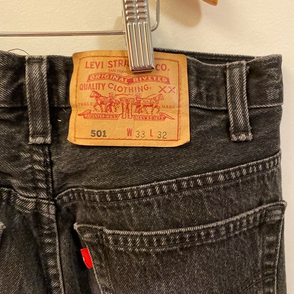 Vintage black Levi 501 - Picture 2 of 2